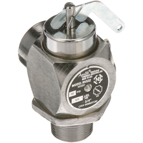 (image for) Vulcan Hart 844492 VALVE, STEAM SAFETY - 3/4", 50 PSI